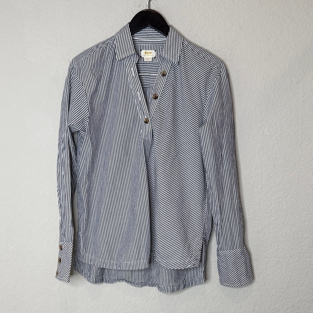 Maeve Striped Button-Up Women’s  Shirt size M